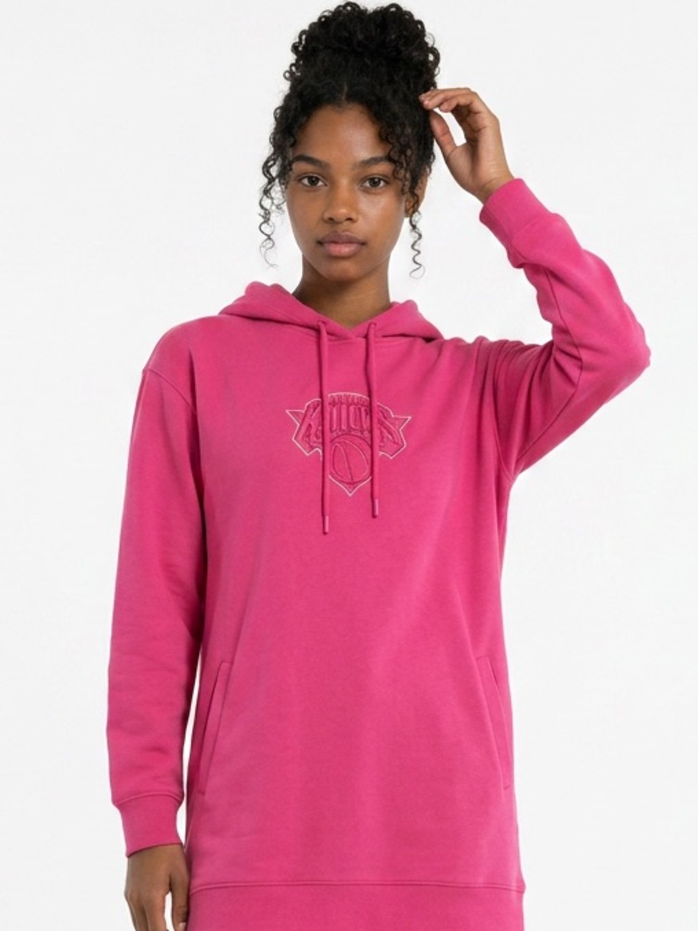 PRO STANDARD X NBA | NEW New York Knicks Pink Hoodie Dress Women’s Size X-Large